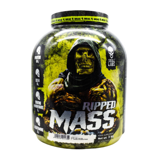 [5902448241852] Skull Labs Ripped Mass-30Serv.-3kg.-Strawberry