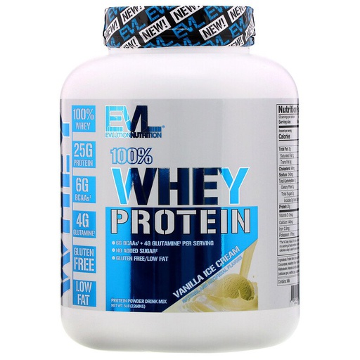 [818901024328] Evlution Nutrmon Whey Protein-58Serv.-2.268KG.-Vanilla ice Cream