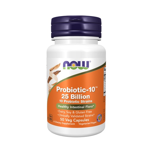 [733739029263] Now Foods Probiotic-10, 25Billion-50Serv.-50Veg Capsules