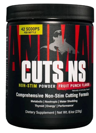 [039442033277] Universal Animal Cuts NS Powder-42Serv.-231G.-Fruit Punch